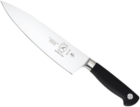 Mercer Culinary M21078 Genesis 8-Inch Short Bolster Chef's Knife,Black