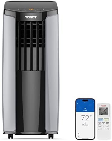 TOSOT 9,700BTU (5,000 BTU SACC) Portable Air Conditioner, Smart Wifi Control