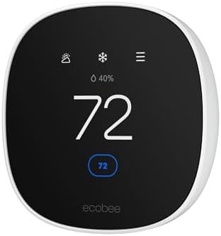 ecobee Smart Thermostat Essential - Energy Star Certified programmable Wi-Fi