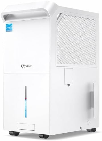 6,000 Sq.Ft Most Efficient Energy Star 2025 Dehumidifier,Vellgoo Max 140 Pint/D