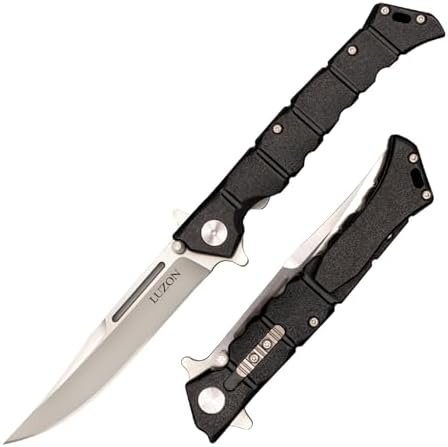 COLD STEEL Medium Luzon 4" 8Cr13MoV Razor-Sharp Clip Point Blade 5" GFN Handle