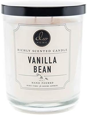 DW Home Vanilla Bean Scented Candle for Home, 15 oz, Large Double Wick Candle