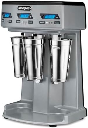 Waring Commercial WDM360TX Heavy-Duty Triple Spindle Drink Mixer, Each Spindle