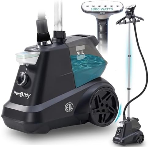 True & Tidy® Heavy-Duty Commercial Industrial Standing Garment Steamer