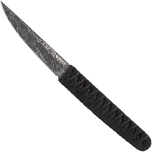 CRKT Obake Everyday Carry Fixed Blade Knife with Sheath: Stainless Steel Plain