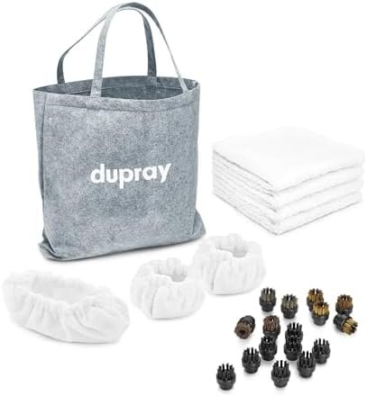 Dupray Steam Cleaning Pack Pro, 24-Piece Accessory Kit for Dupray Steam