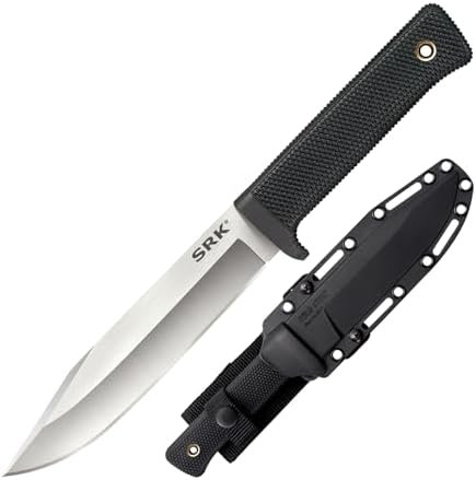 COLD STEEL SRK 6" CPM 3V Clip Point Razor-Sharp Blade 4.75" Kray-Ex Durable