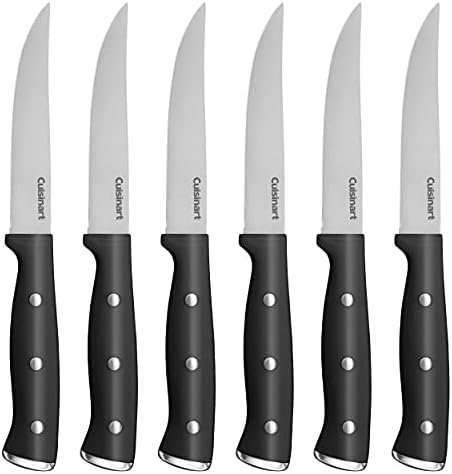Cuisinart Classic Forged Triple Rivet, 6-Piece Steak Knife Set, Superior