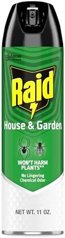 Raid House and Garden Insect Killer Spray, for Indoor & Outdoor Use, Won't Harm