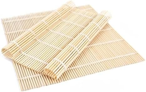 2 Pack Bamboo Sushi Rolling Mat, Sushi roll maker,Sushi making kit, Bamboo Sushi